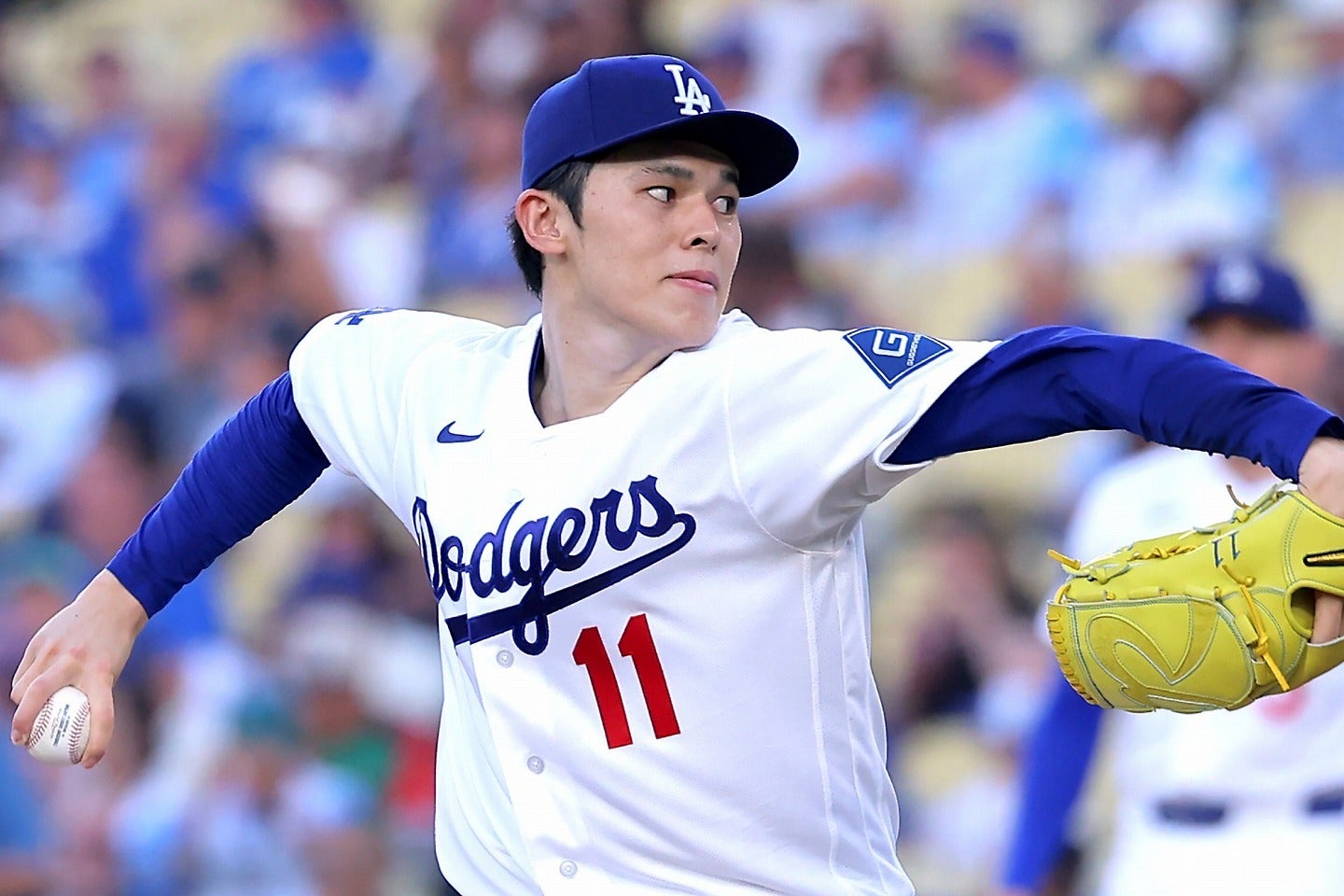 今季５勝目を掴んだ佐々木。(C)Getty Images