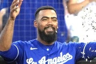 トレードの可能性について言及されたドジャースのT・ヘルナンデス。(C)Getty Images