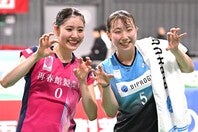 女子ダブルスの“シダガシ”こと志田／五十嵐がペア電撃解消を発表した。写真：鈴木颯太朗