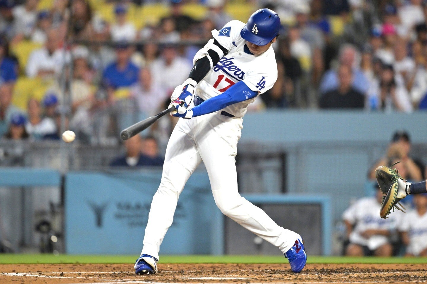 前日スタメンを外れた大谷が復帰即逆転２ランを放った。(C)Getty Images