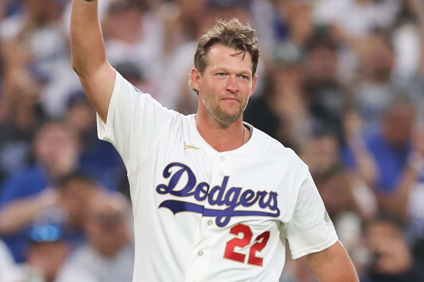 ドジャースの特別補佐を務めるカーショウ。(C) Getty Images