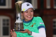 メジャー初制覇を達成した桑木。(C)Getty Images