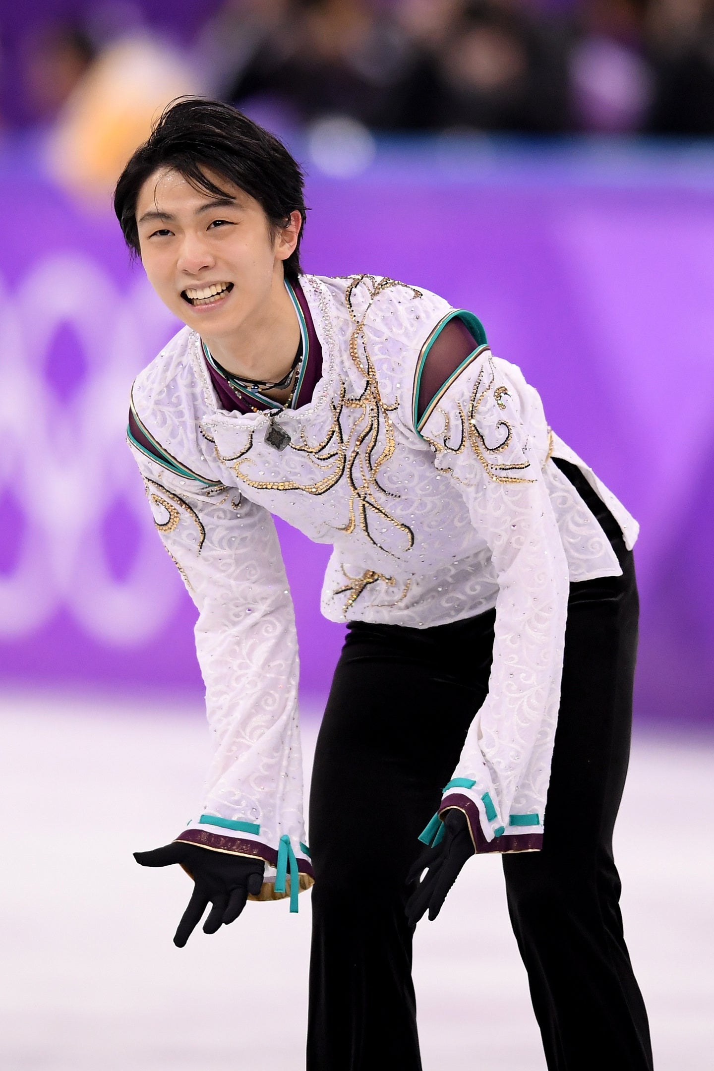 五輪２連覇の羽生結弦。人気キャラクターとの夢コラボが実現した。(C)Getty Images