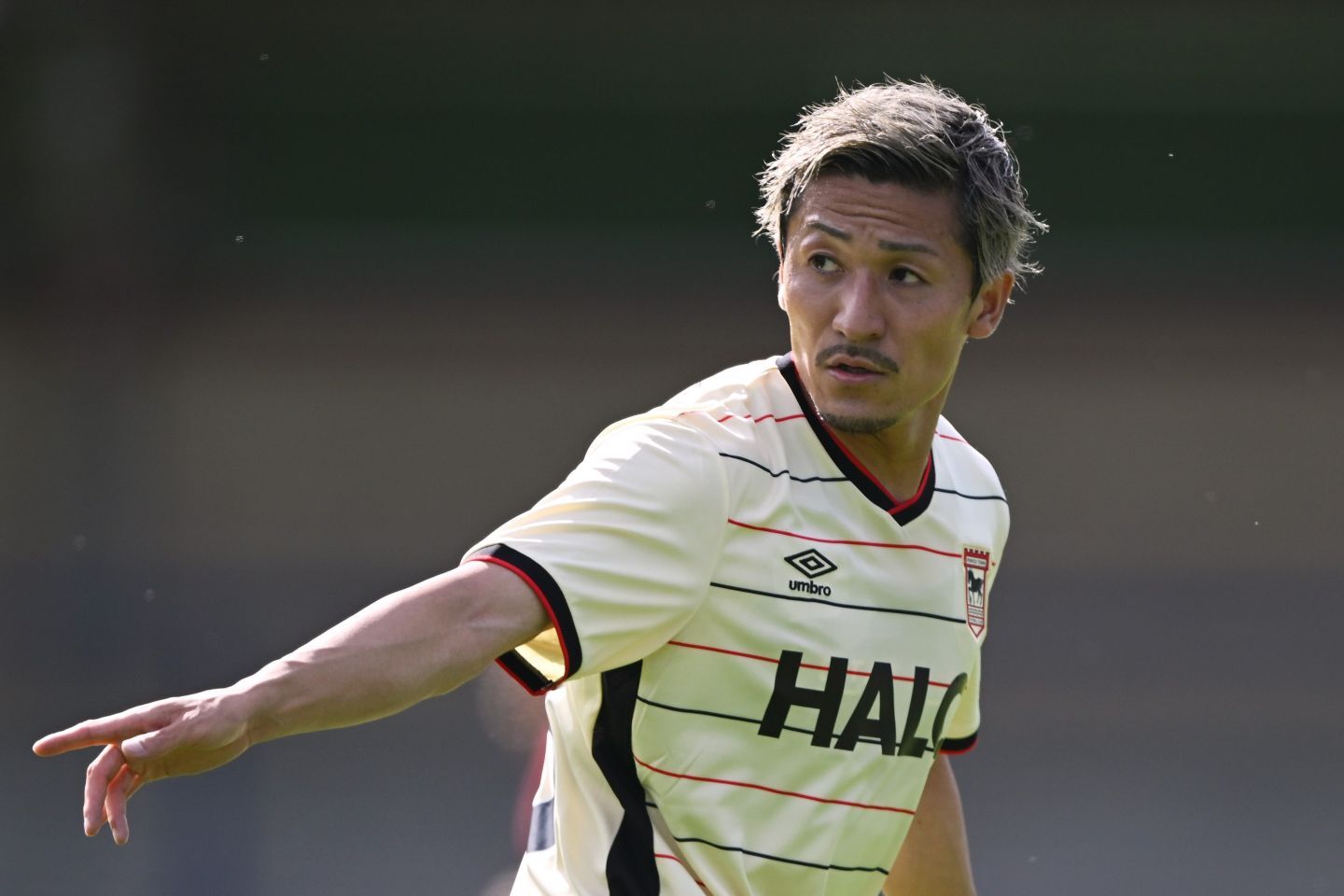 イプスウィッチ・タウンで実戦デビューした前田。好印象を残したようだ。(C) Getty Images