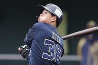 サヨナラ３ランを放ったオリックスの23歳外野手の来田。写真：塚本凜平（THE DIGEST写真部）