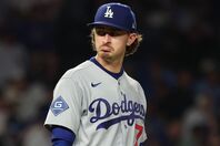 ４本塁打を浴びて７失点を喫したドジャースのロブレスキー。(C) Getty Images