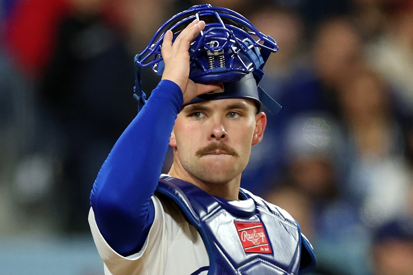 ドジャース捕手ラッシングの今季復帰に暗雲が漂っている。(C) Getty Images