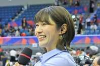 元女子バレー日本代表の狩野さん。写真：金子拓弥（THEDIGEST写真部）
