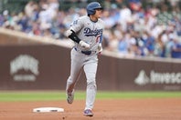 大谷は今季初の１試合２発をマークしたがドジャースは敗北。泥沼の６連敗となった。(C) Getty Images
