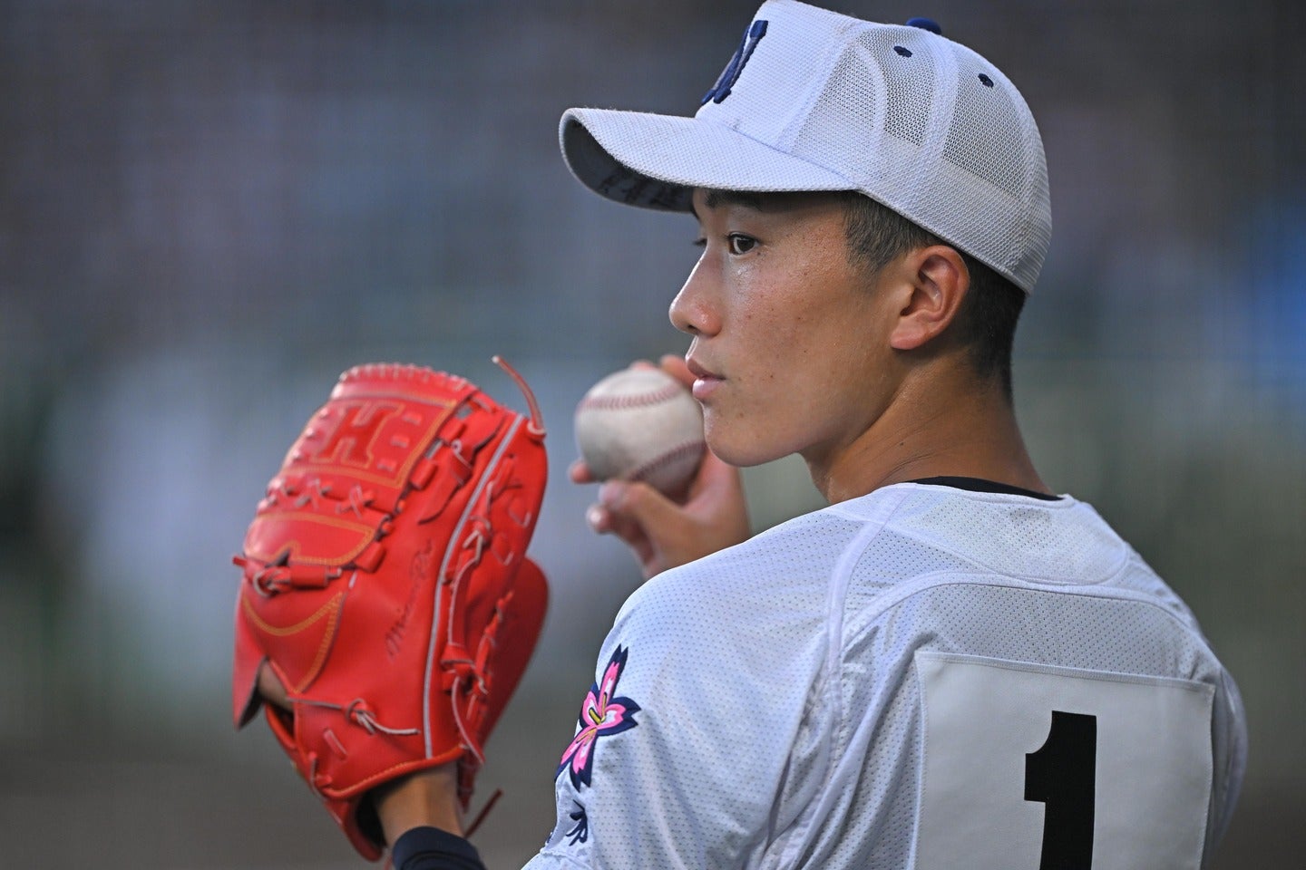 かつて師が収めたのと同じ１－０の完封勝利を挙げた佐野日大エースの鈴木 写真：THE DIGEST写真部
