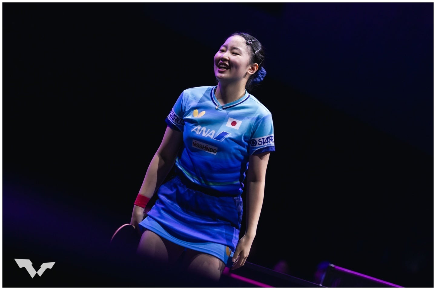18歳の張本美和が優勝を決めた。(C）WTT