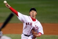 現役時代にレッドソックスなどで活躍した松坂氏。(C)Getty Images