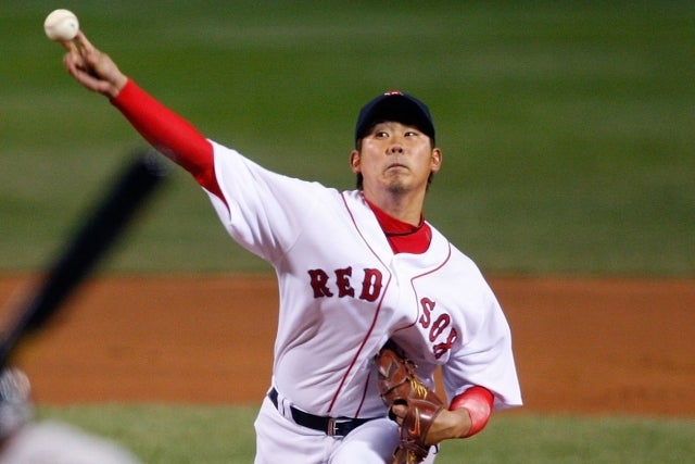 現役時代にレッドソックスなどで活躍した松坂氏。(C)Getty Images