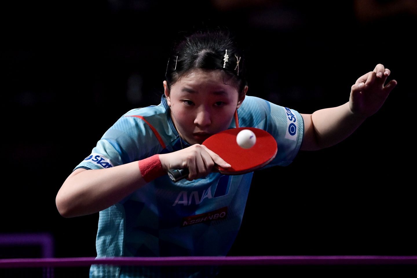 WTT横浜で優勝した張本美和。兄妹ダブル優勝を達成した。(C) Getty Images