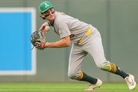 レッドソックス戦に２番・ショートでスタメン出場したアスレティックスのウィルソン。(C)Getty Images