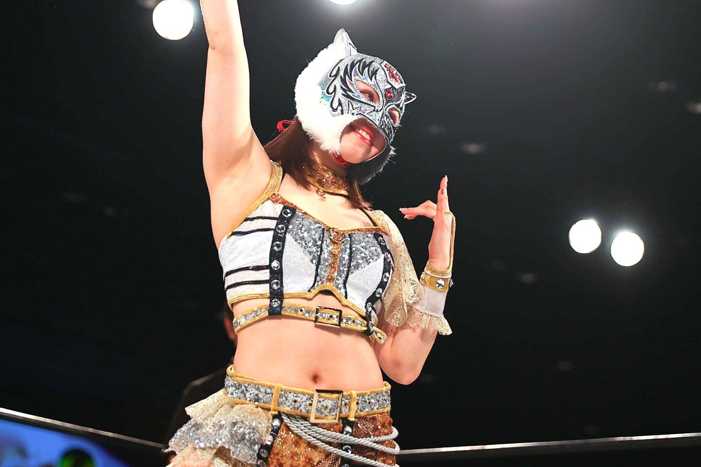 スターダムを代表する覆面レスラーのスターライト・キッド。(C)THE DIGEST
