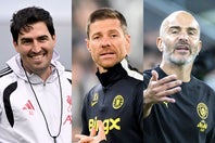 いずれも今シーズンから監督に就任した（左から）リバプールのイラオラ、チェルシーのシャビ・アロンソ、マンチェスター・Cのマレスカ。(C)Getty Images