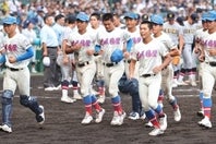 夏の甲子園２回戦で仙台育英に惜敗した花咲徳栄。写真：梅月智史（THE DIGEST写真部）