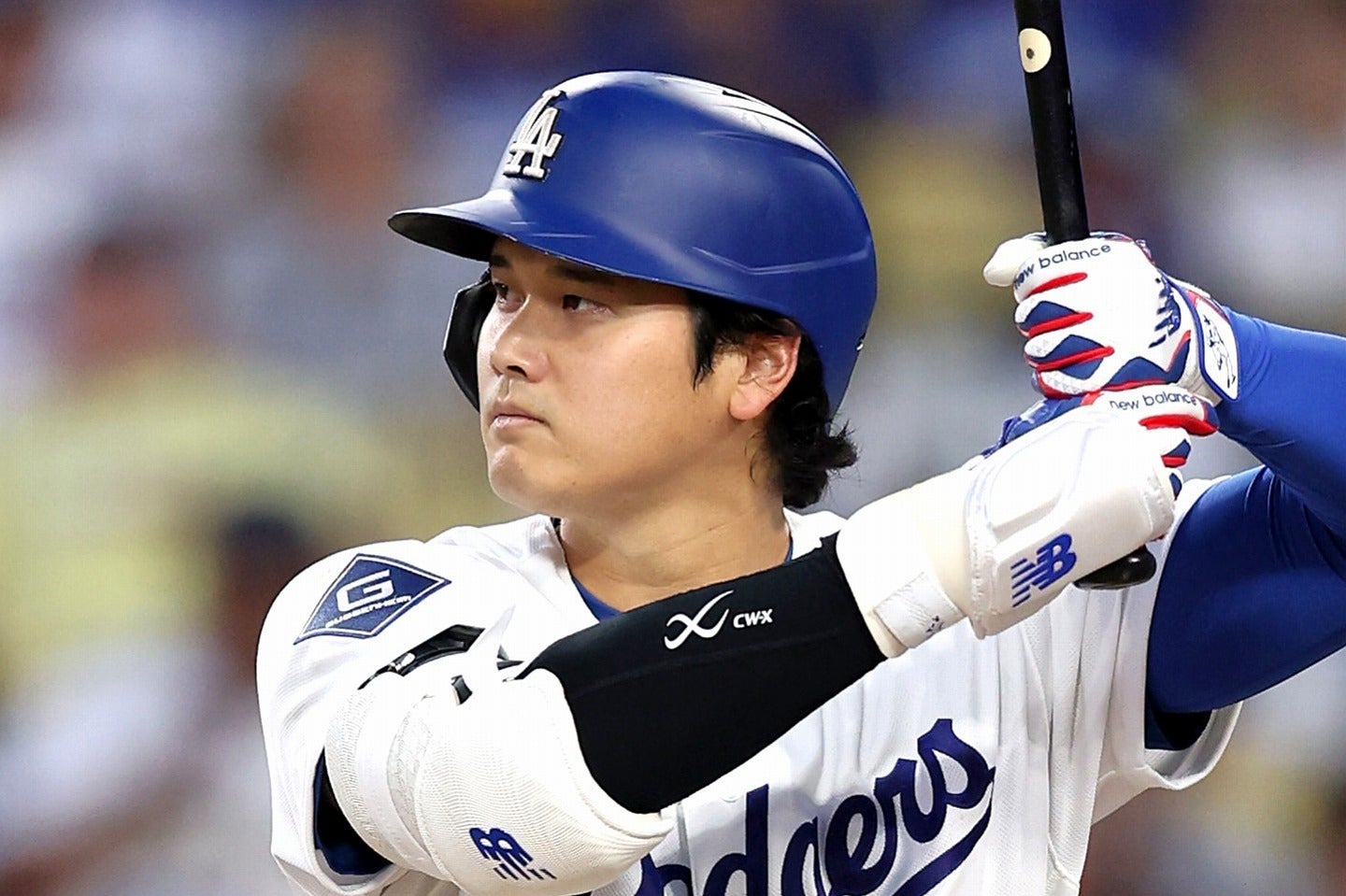 ６試合ぶりの27号２ランホームランを放った大谷。(C)Getty Images