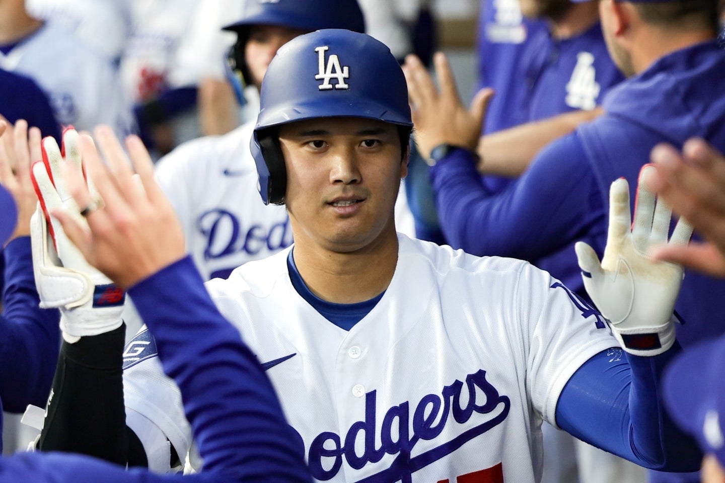３回に大谷翔平が逆転２ランアーチを放った。(C)Getty Images