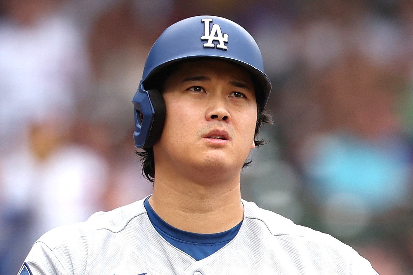 ドジャースとの例外条項に再注目が集まった大谷。(C)Getty Images