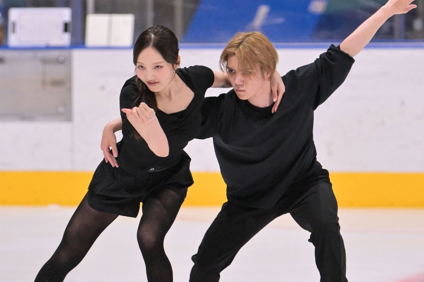 “しょまりん”こと本田真凜と宇野昌磨。写真：鈴木颯太朗