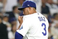 直近４試合の登板で３度セーブを失敗をしているドジャースのディアズ。(C)Getty Images