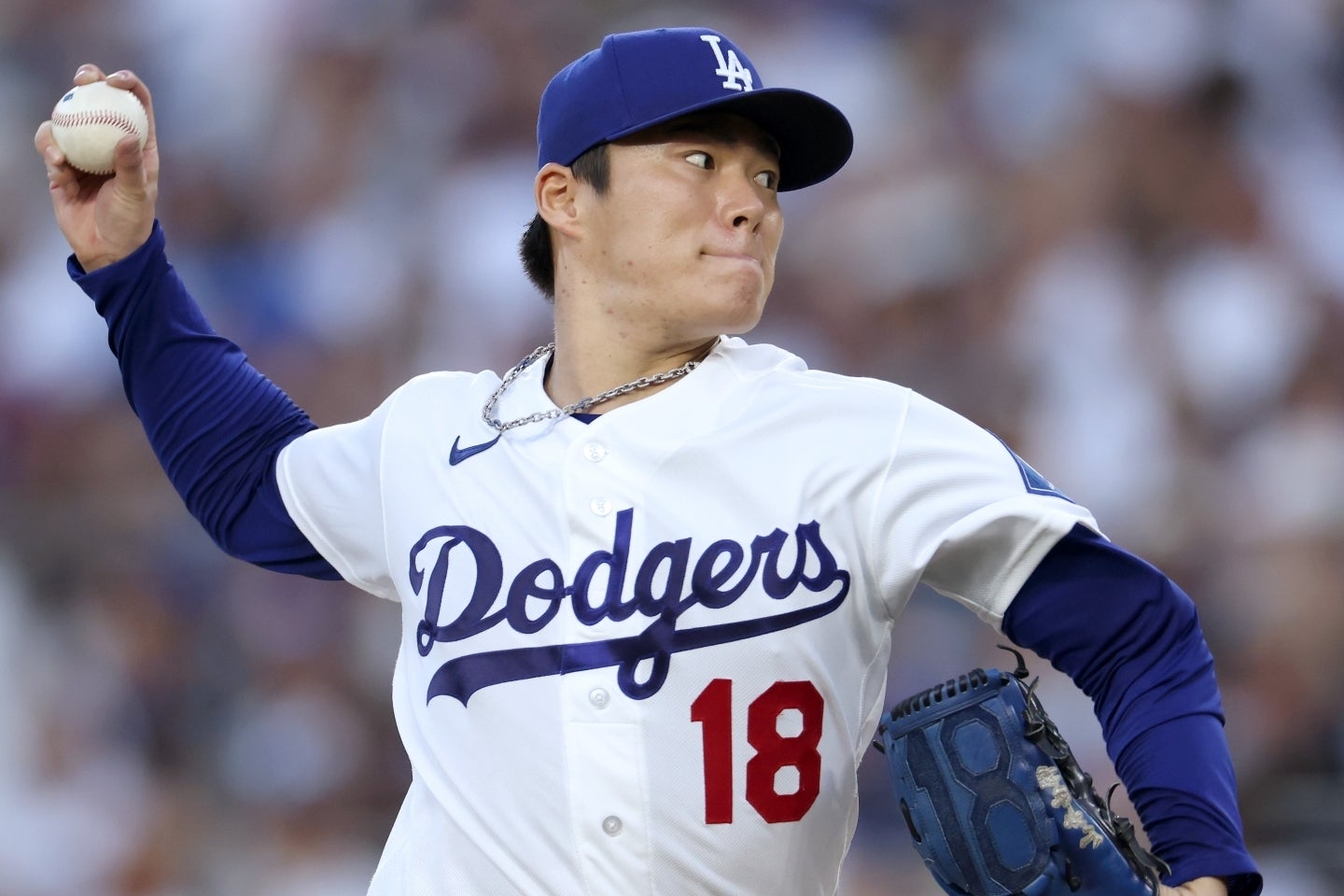 ブルワーズ戦で６回１失点と好投した山本由伸。(C)Getty Images