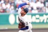 木村は初戦の完投に続く力投。変化球を上手く使い、コマンドの良さも見せた　写真：THE DIGEST写真部