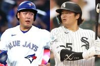 メジャー１年目でハイレベルな数字をマークしている（左から）岡本と村上。(C)Getty Images
