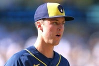 ドジャース打線を最少失点に抑えたミジオロウスキー。(C)Getty Images