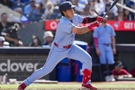ア・リーグのワイルドカード争いに加わっているブルージェイズの岡本和真。(C)Getty Images