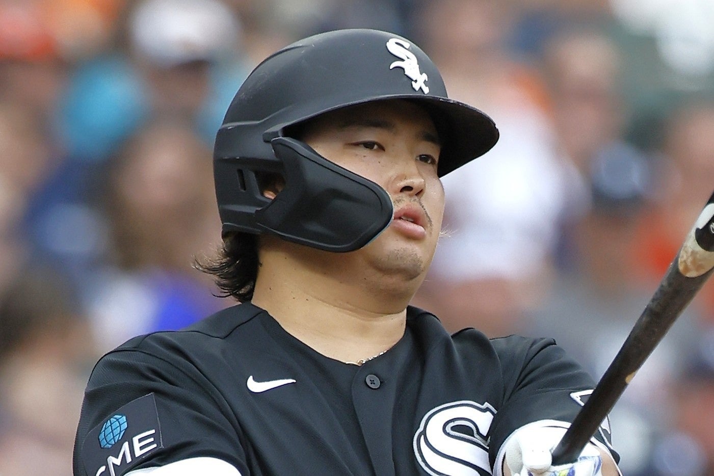 勝ち越し２ランを放った村上。(C)Getty Images
