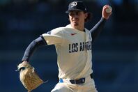 左前腕の炎症でIL入りとなったドジャースのロブレスキー。(C)Getty Images