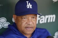 低迷するチームについて厳しい言葉を口にしたドジャースのロバーツ監督。(C)Getty Images