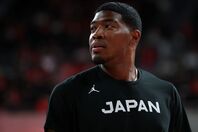 第２戦は八村が欠場したものの、日本が韓国に大勝した。(C) Getty Images