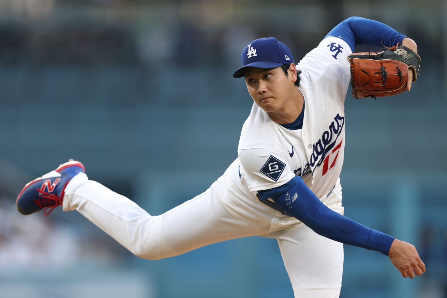 投手復帰へピッチングを再開したと報じられた大谷。(C) Getty Images