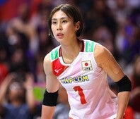バレーボール女子日本代表の和田由紀子。写真：梅月智史（THE DIGEST写真部）