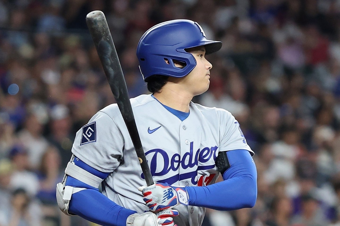 ロッキーズ戦で２打席連続アーチを放った大谷。(C)Getty Images