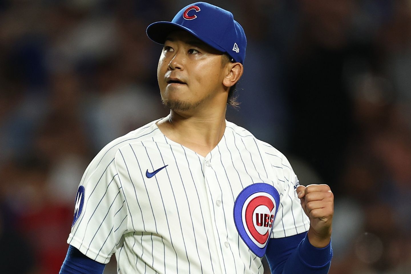 10奪三振の快投を見せたカブスの今永。(C)Getty Images