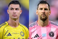 サウジアラビアのアル・ナスルで奮闘しているC・ロナウド（左）と、MLSのインテル・マイアミで活躍しているメッシ（右）。(C)Getty Images