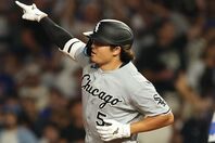 今季29号ソロ本塁打を放ったホワイトソックスの村上。(C) Getty Images