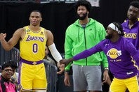 ベバリー(右)が引退を発表したウエストブルック(左)について語った。(C)Getty Images