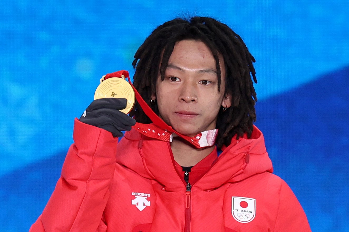 スノーボード男子ハーフパイプの平野歩夢。(C)Getty Images