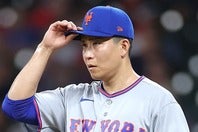 入場演出が新たに追加された千賀。(C)Getty Images
