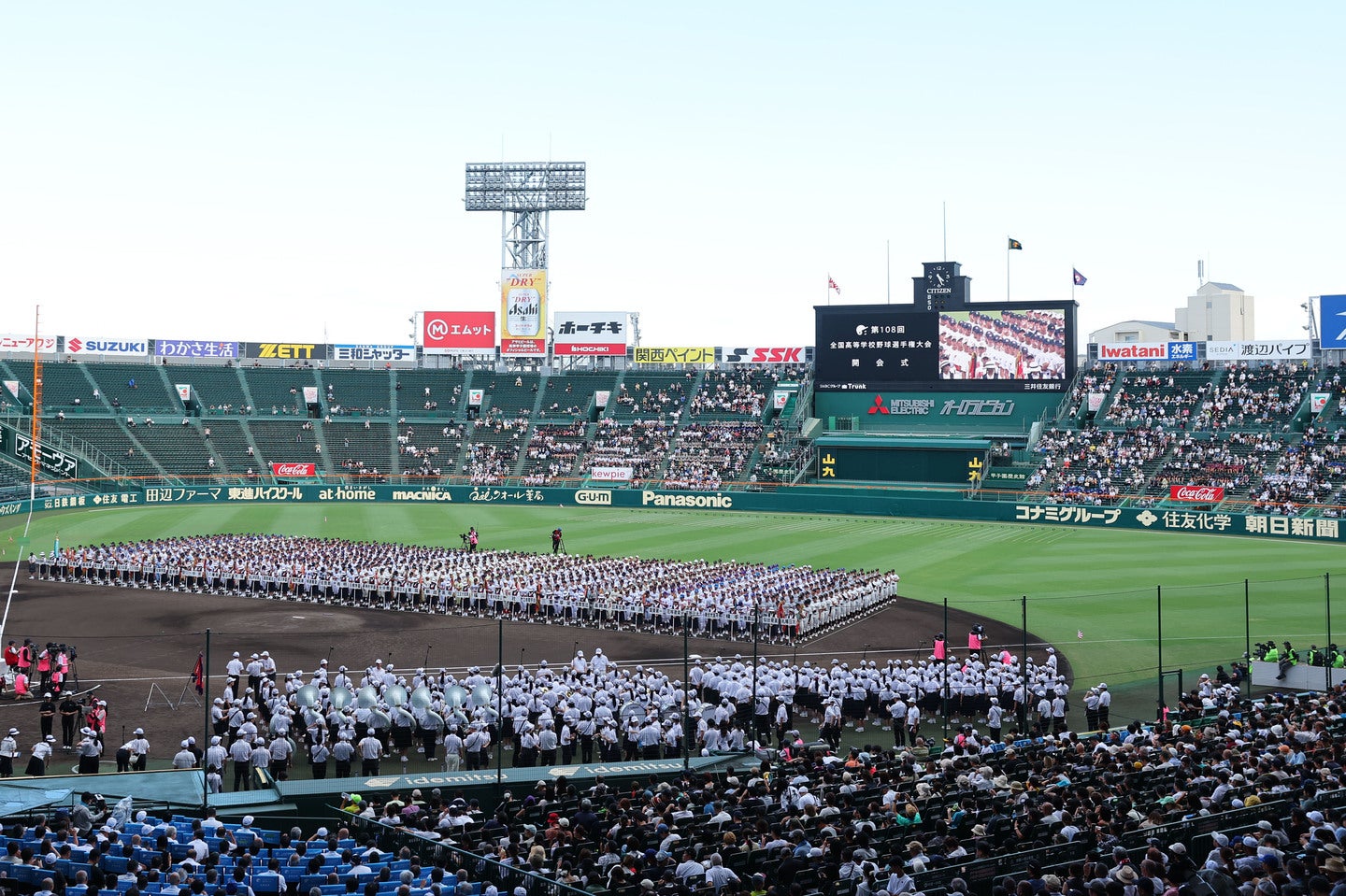 ８月22日、夏の甲子園の決勝が行なわれる。写真：梅月智史（THE DIGEST写真部）