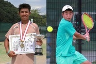 オランダ遠征で学んだという鈴木晴が昨年の全日本ジュニアU14に続いて今年も全国大会のタイトルを手にした。写真：スマッシュ編集部