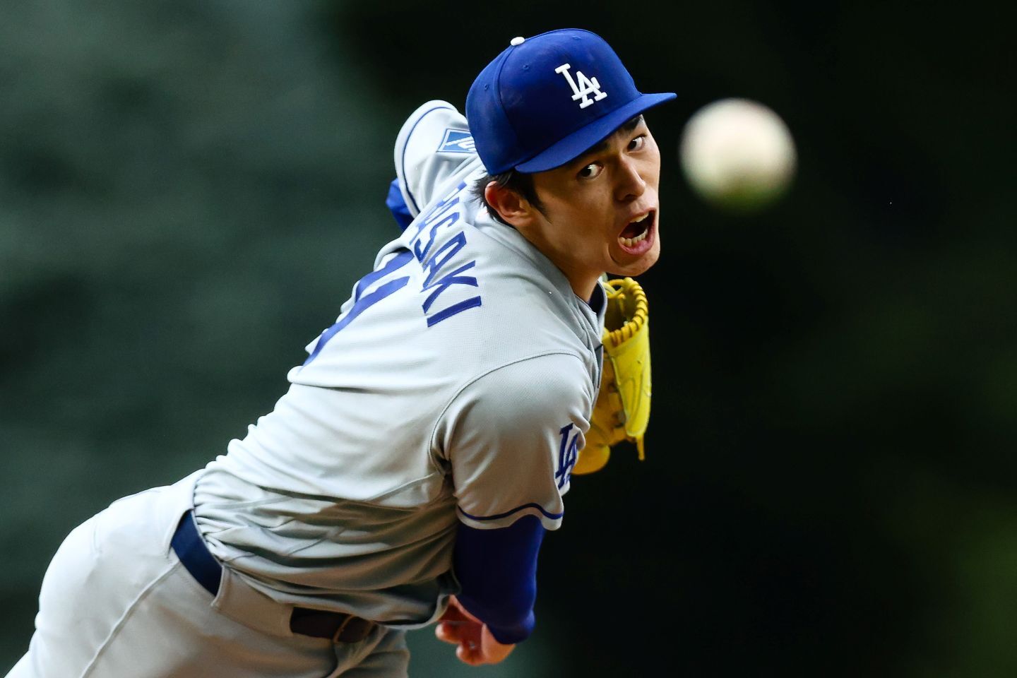 佐々木がロッキーズ戦で５回２失点の粘投を見せ、評価を上げている。(C) Getty Images
