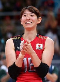 元バレーボール女子日本代表の江畑幸子さん。(C)Getty Images