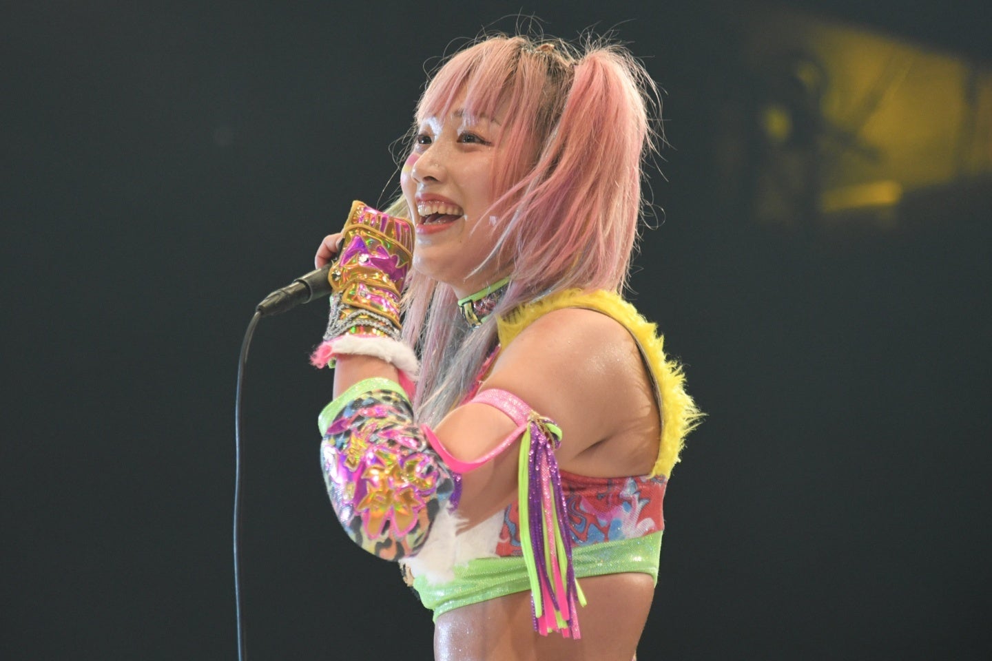 人気女子レスラーのウナギ・サヤカ。(C)THE DIGEST